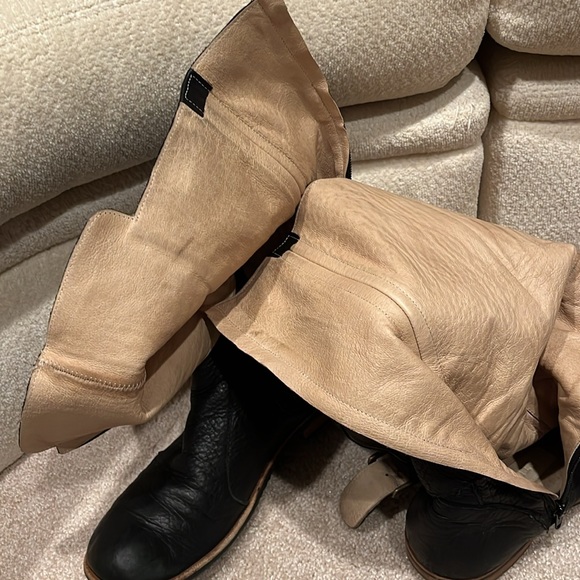 Jim Barnier black pebble leather tall boot sz 11m - Picture 8 of 8